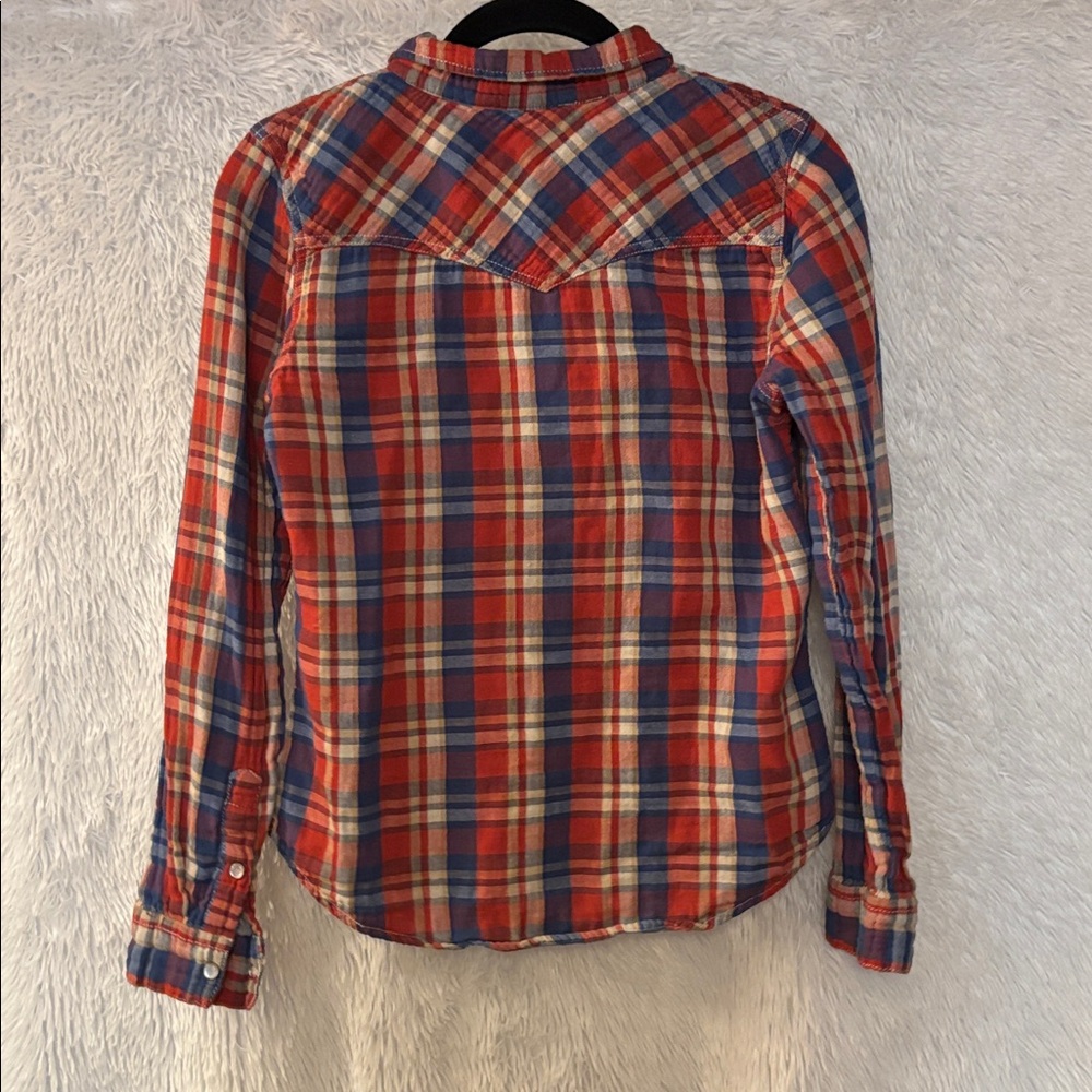 Vanilla Star Juniors Button Down Blouse Size Small - Picture 8 of 8